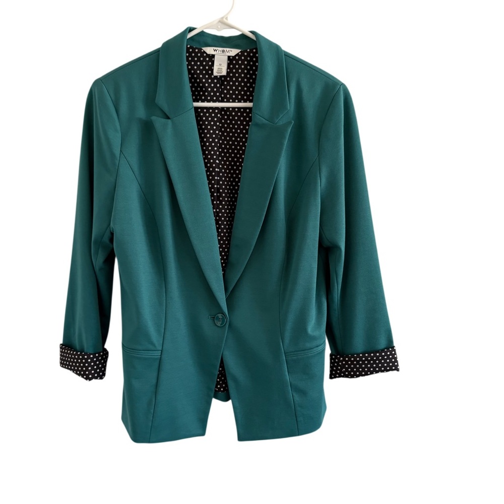 White House Black Market Teal Blazer